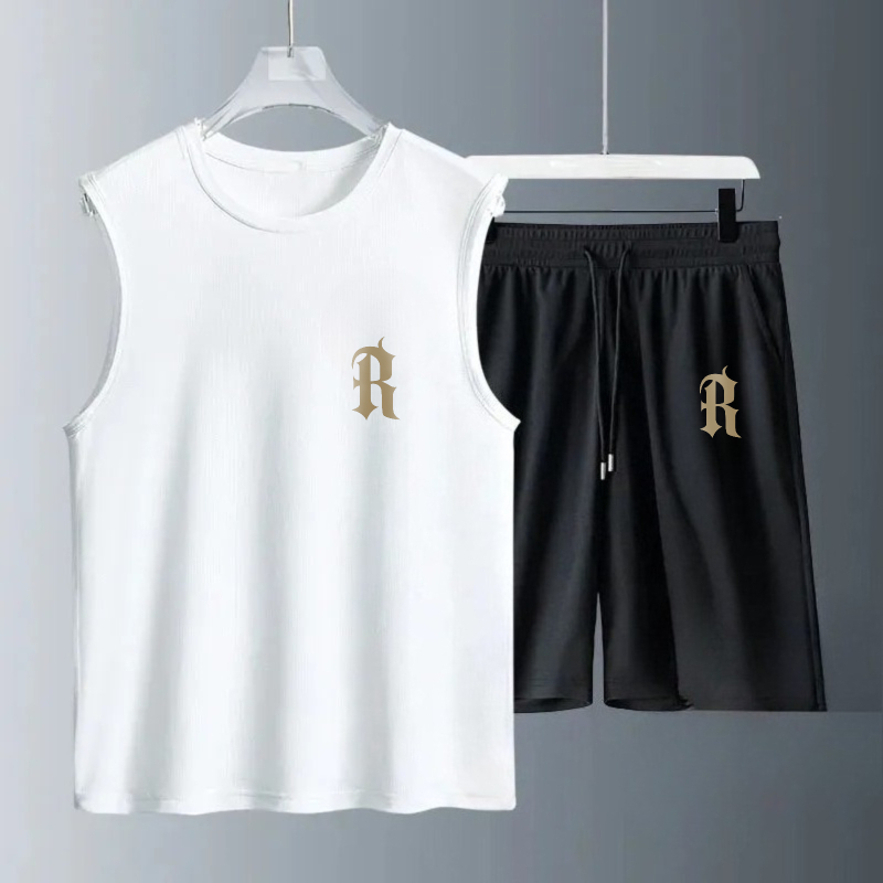 Summer Youth Clothing - Herren-Tanktop-Sets 2026 Sommer Schnelltrocknende Strandkleidung Set