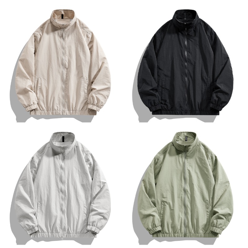 Yours Clothing Summer Jackets - Sommer Outdoor Allround-Trainingsjacke UV-Beständig Lässige Herrenjacke