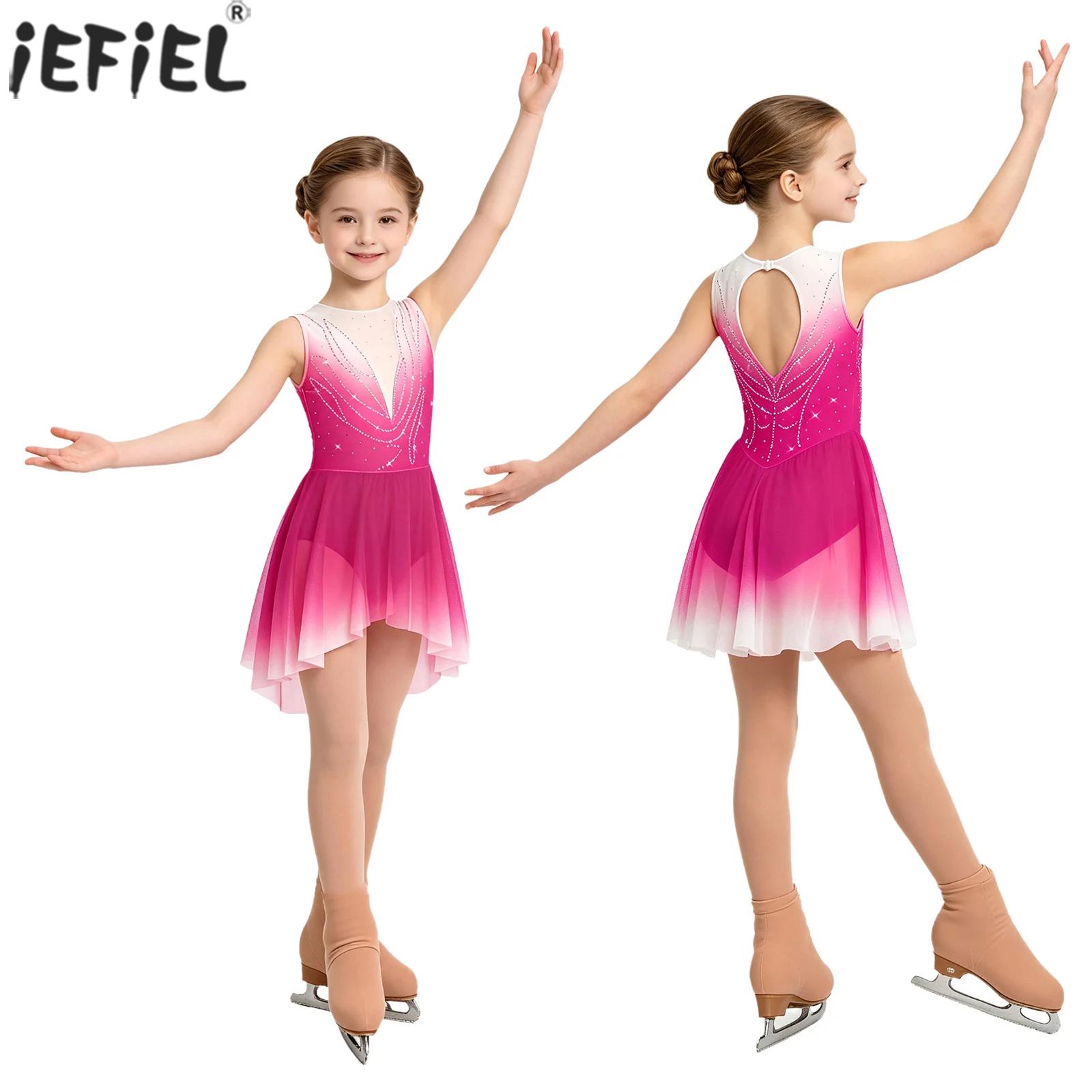 Summer Clothing For Kids Girls - Kinder Mädchen Eiskunstlauf Kostüm für Lyrischen