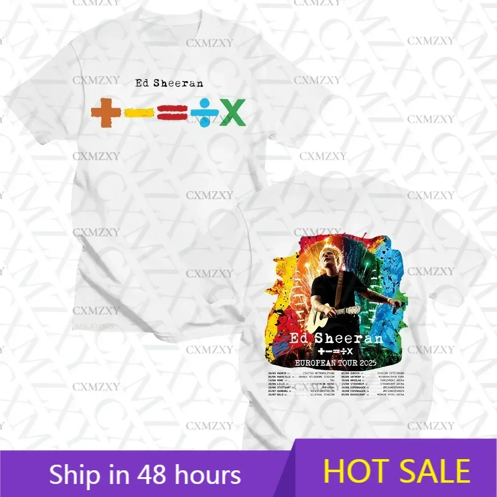 Summer Clothing Gif - Ed Sheeran European Tour T-Shirts Herren-