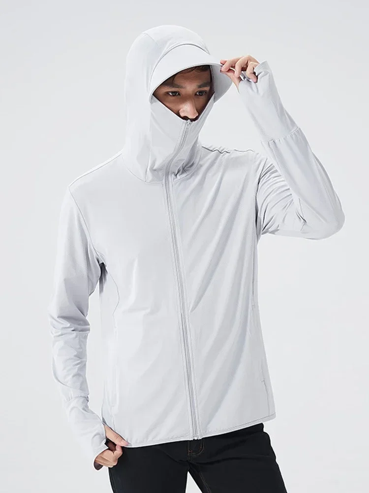 Yours Clothing Summer Jackets - Sommer Kapuzenjacke UPF 50+UV Sonnenschutzkleidung Angeln