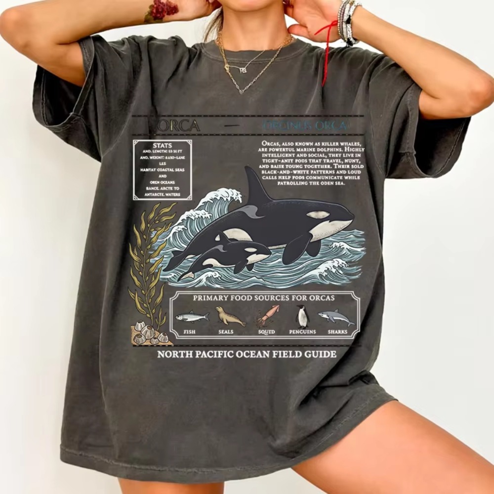 Summer Clothing Guide - Vintage Orca Field Guide T-Shirt für
