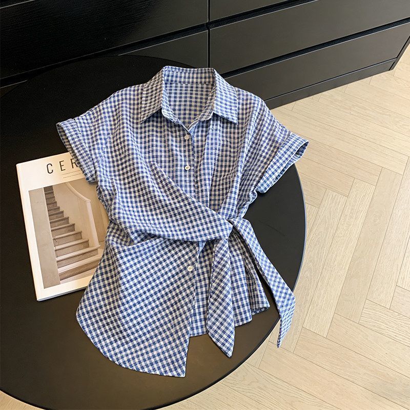Unregelmäßiges Kariertes Banda – Summer Youth Clothing Bewertung und Preis