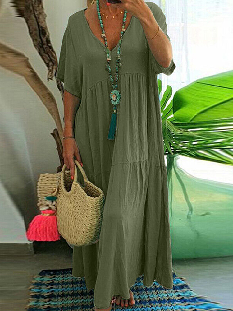 Plus Size Damen-Freizeitkleid  – Summer Clothing For Older Women Bewertung und Preis