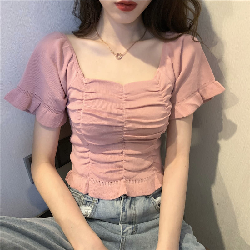 Gestrickte Modische Bluse Dame – Summer Youth Clothing Bewertung und Preis