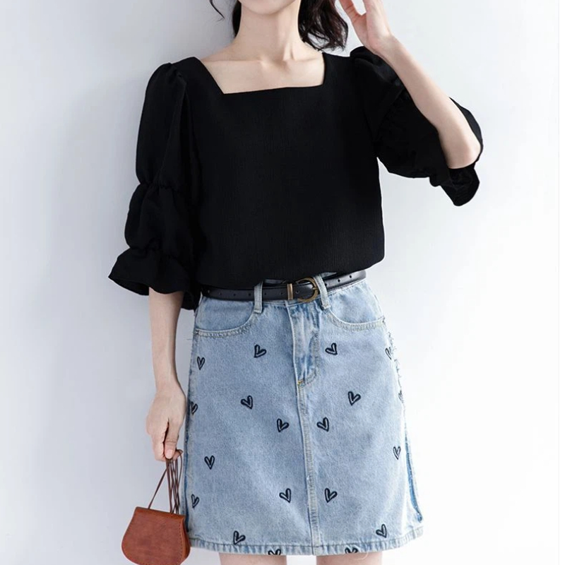 Plissiertes Kurzarm-Hemd im Ko – Summer Youth Clothing Bewertung und Preis