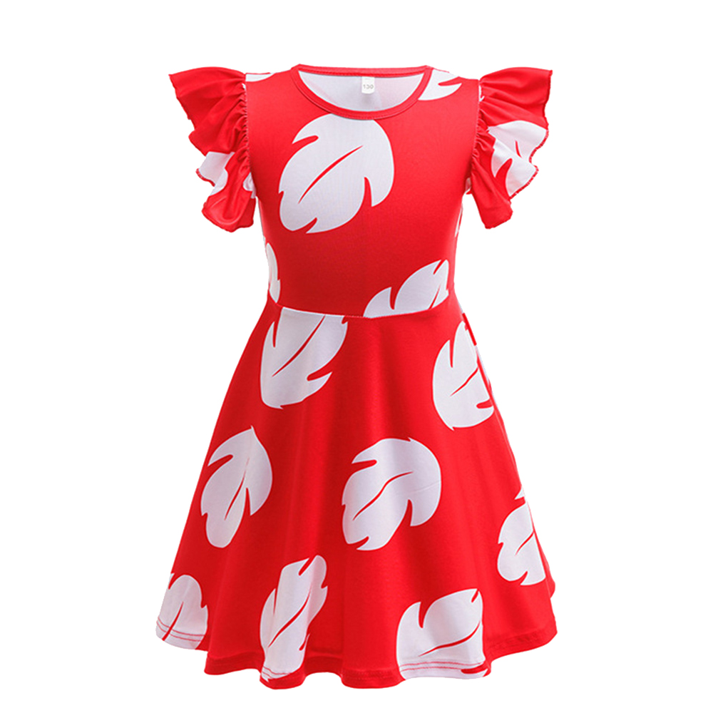 Niedliches tropisches Cartoon- – Summer Clothing For Kids Girls Bewertung und Preis