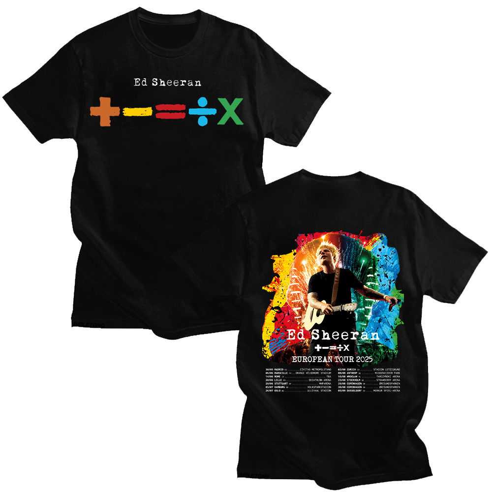 Ed Sheeran European Tour 2025, – Summer Clothing Gif Bewertung und Preis