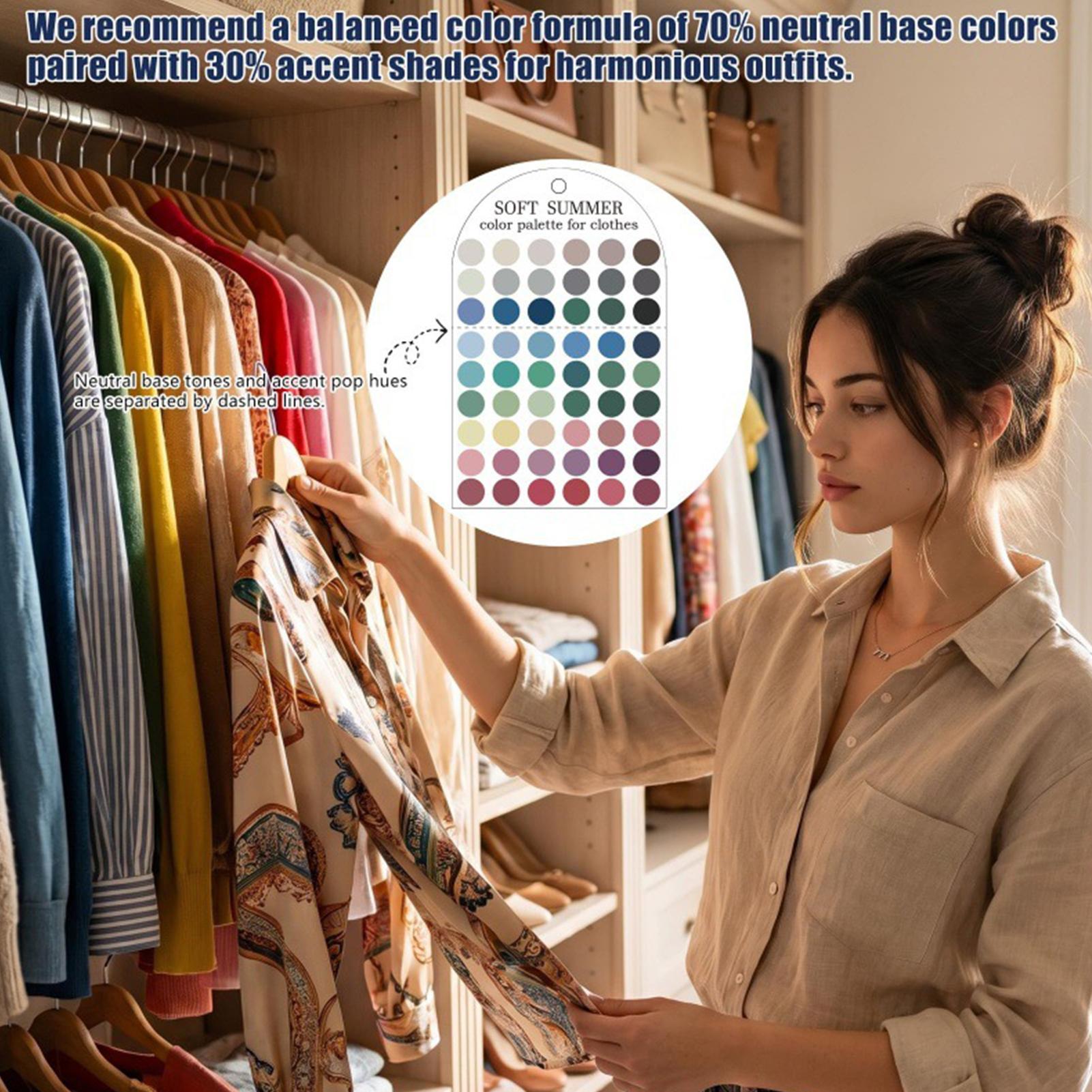 Sommer-Farbpalettenkarte 2 Stü – Summer Clothing Guide Bewertung und Preis